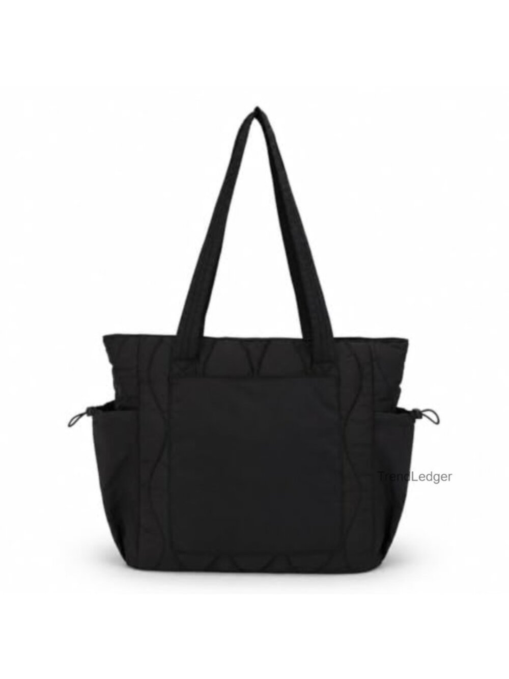Quilted Puffer Tote Bag Lightweight Large Nylon Shoulder Bag